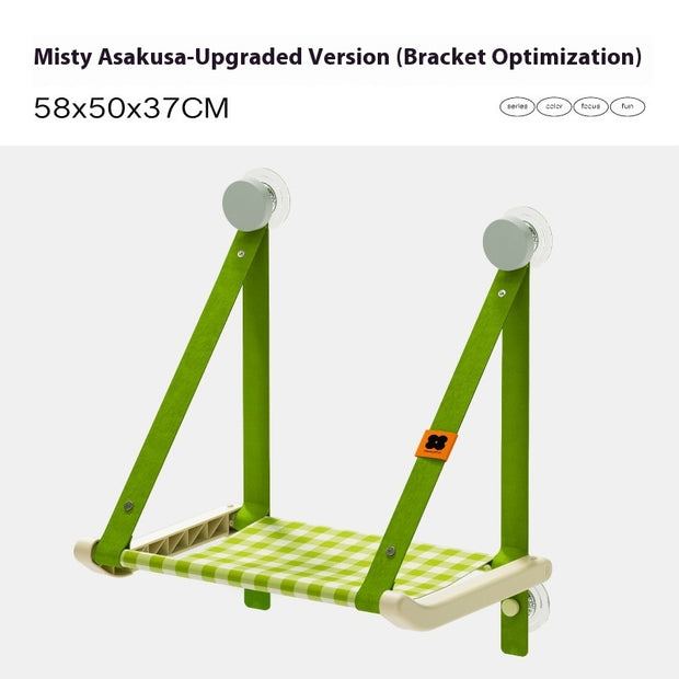 Cat Hammock Window Sucker Hanging Balcony Glass Swing