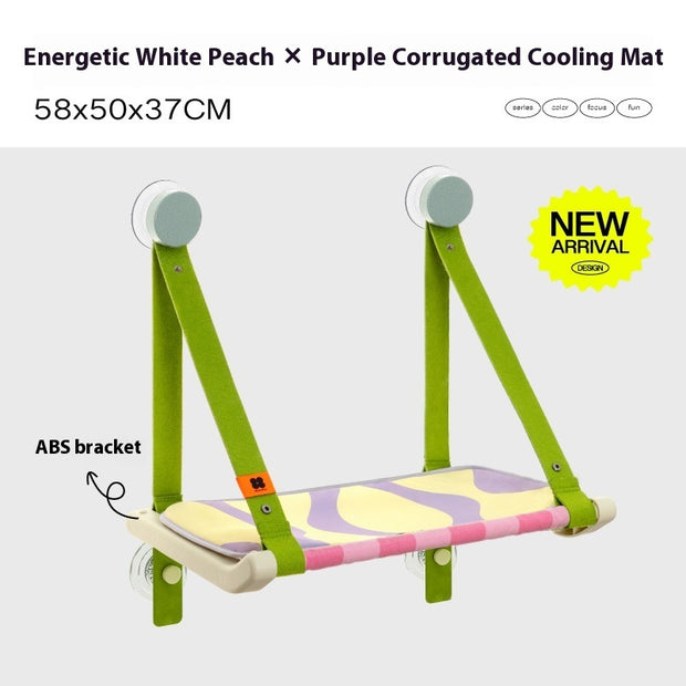 Cat Hammock Window Sucker Hanging Balcony Glass Swing