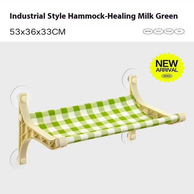 Cat Hammock Window Sucker Hanging Balcony Glass Swing