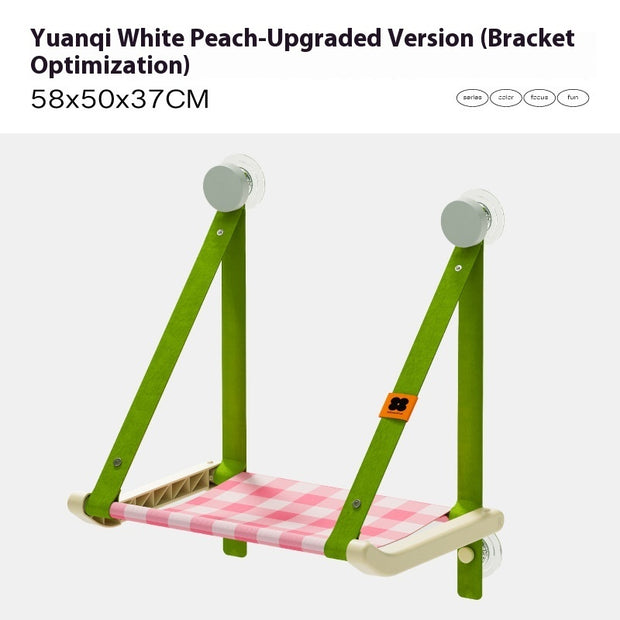 Cat Hammock Window Sucker Hanging Balcony Glass Swing