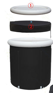 Portable Ice Baths Inflatable Air Ring