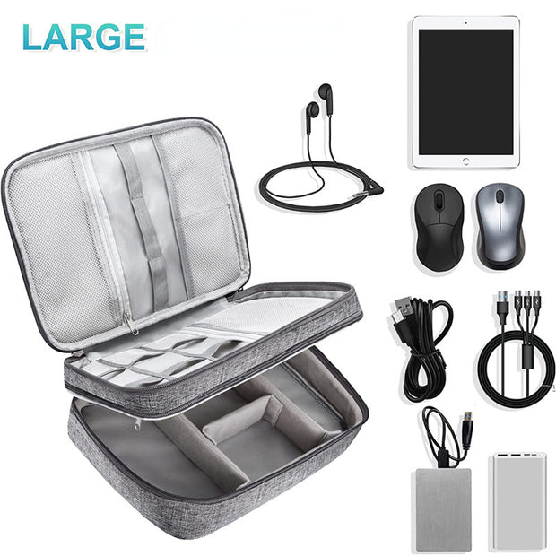 Electronics Organizer Travel Cable Organizer Bag