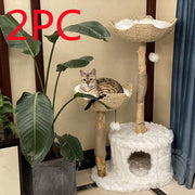Flower Cat's Nest Platform Grasping Board Integrated Climbing Frame