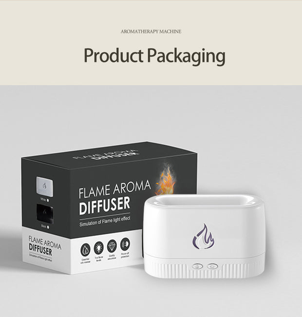 Flame Humidifier Aroma Diffusers Machine