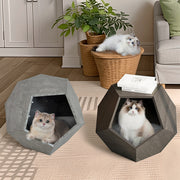 25.98 Inch Modern Pet Furniture, Including Cat Rack Side Table, Sofa Side Table, Flower Pot MDF Multifunctional Furniture, Cement Gray, Prohibited Platform Temu