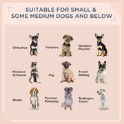 PawHut Wicker Dog House Outdoor With Canopy, Rattan Dog Bed With Water-resistant Cushion, For Small And Medium Dogs, Dark Blue